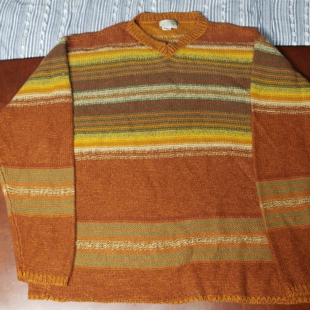 Fall striped sweater